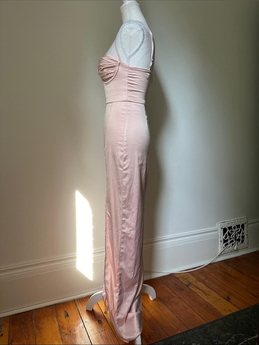 BABYBOO Blush Alora Maxi Wedding Guest Cocktail Party Event Dress XS - Picture 3 of 7
